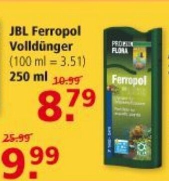 Multi Markt JBL Ferropol Volldünger 250ml Angebot