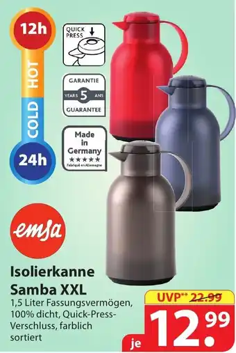 Famila Nord Ost Emsa Isolierkanne Samba XXL 1,5L Angebot