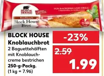 Kaufland Block House Knoblauchbrot 250 g Packg. Angebot