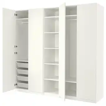 IKEA Pax / forsand kleiderschrank weiß/weiß 250x60x236 cm Angebot