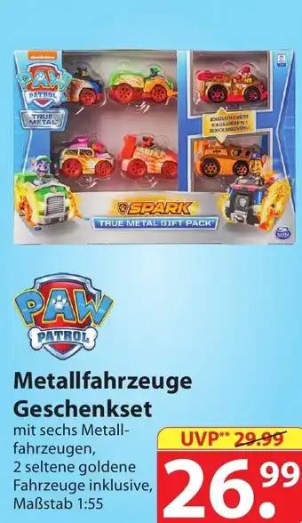 Famila Nord Ost Paw Patrol Metallfahrzeuge Geschenkset Angebot