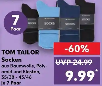 Kaufland Tom Tailor Socken 7 Paar Angebot