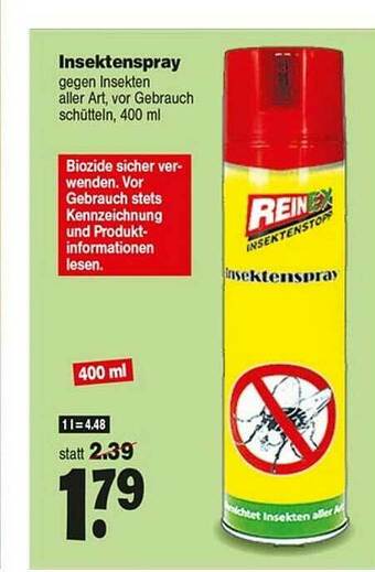 Repo Markt Insektenspray Angebot