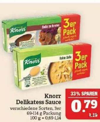 Marktkauf Knorr Delikatess Sauce Angebot