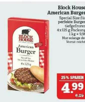 Marktkauf Block House American Burger Angebot