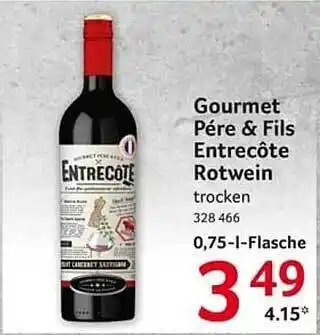 Selgros Gourmet père & fils entrecôte rotwein Angebot