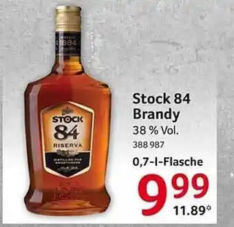 Selgros Stock 84 brandy Angebot