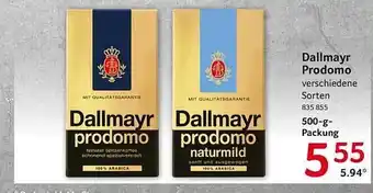 Selgros Dallmayr prodomo Angebot