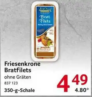 Selgros Friesenkrone bratfilets Angebot