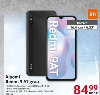 Selgros Xiaomi redmi 9 at grau Angebot