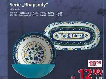 Selgros Serie „rhapsody“ Angebot