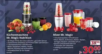 Selgros Küchenmaschine mr. magic nutrition oder mixer Angebot