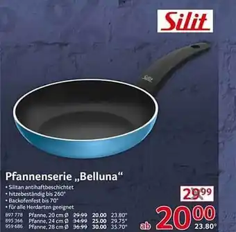 Selgros Silit pfannenserie „belluna“ Angebot