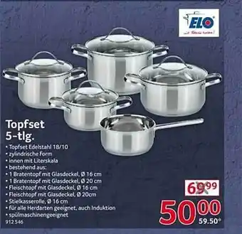 Selgros Elo topfset 5-tlg. Angebot