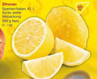 Netto Marken-Discount Zitronen 500g Angebot