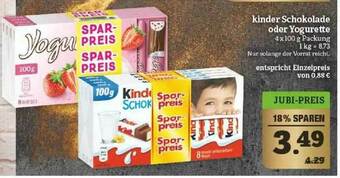 Marktkauf Kinder Schokolade Oder Yogurette Angebot