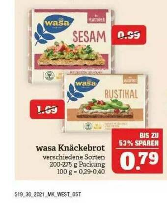 Marktkauf Wasa Knäckebrot Angebot