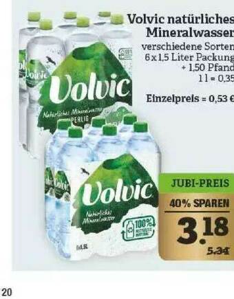 Marktkauf Volvic Natürliches Mineralwasser Angebot