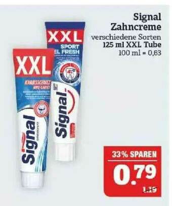 Marktkauf Signal Zahncreme Angebot