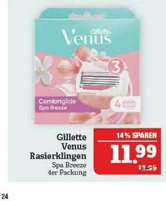 Marktkauf Gilette Venus Rasierklingen Angebot