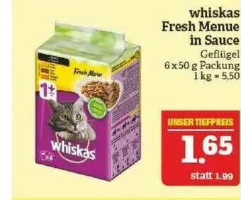 Marktkauf Whiskas Fresh Menue In Sauce Angebot