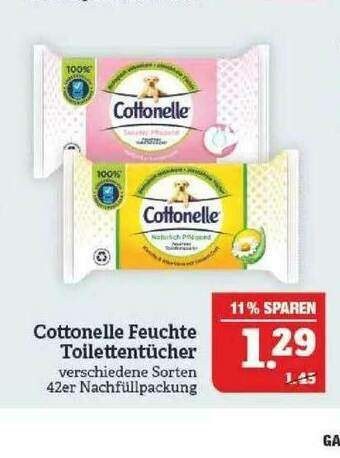 Marktkauf Cottonelle Feuchte Toilettentücher Angebot