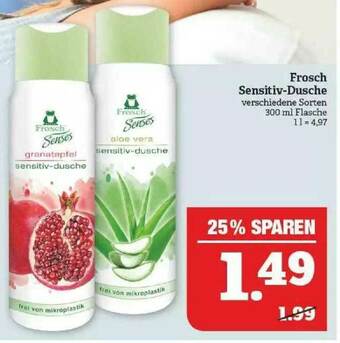 Marktkauf Frosch Sensitiv-dusche Angebot