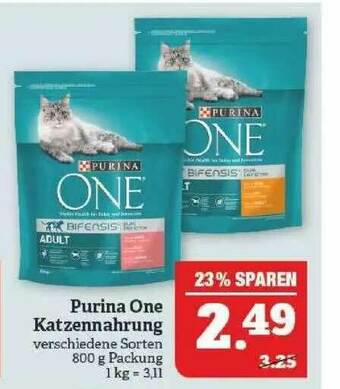 Marktkauf Purina One Katzennahrung Angebot