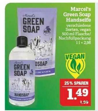 Marktkauf Marcel's Green Soap Handseife Angebot