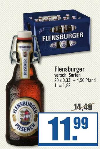 Zisch Flensburger Angebot