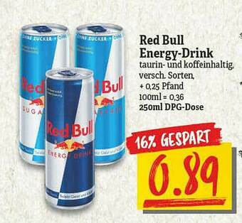 NP Discount Red Bull Energy-drink Angebot