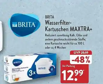 Aldi Nord Brita wasserfilterkartuschen maxtra+ Angebot