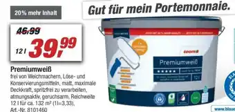 toom Baumarkt Premiumweiß Angebot