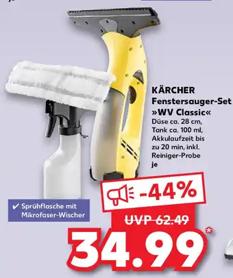 Kaufland Kärcher Fenstersauger Set WV Classic Angebot