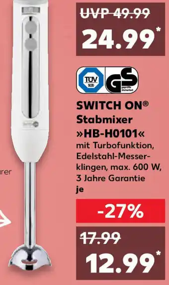 Kaufland Switch On Stabmixer HB-H0101 Angebot