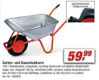 toom Baumarkt Garten und Bauschubkarre Angebot