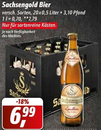 Simmel Sachsengold Bier 20x0,5 Liter Angebot