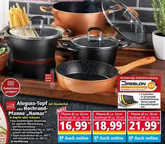 Norma Casa Royale Aluguss Topf oder Hochrand Pfanne ,,Hamar" Angebot