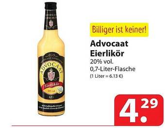 Famila Nord Ost Advocaat eierlikör Angebot