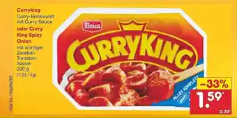 Netto Marken-Discount Curryking oder curry king spicy onion Angebot