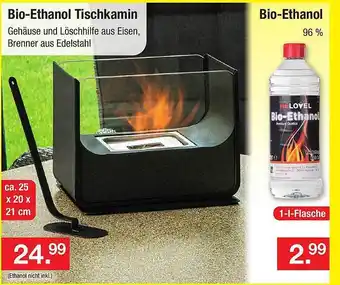 Zimmermann Bio-ethanol tischkamin Angebot