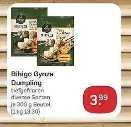 akzenta Bibigo gyoza dumpling tiefgefroren diverse sorten Angebot