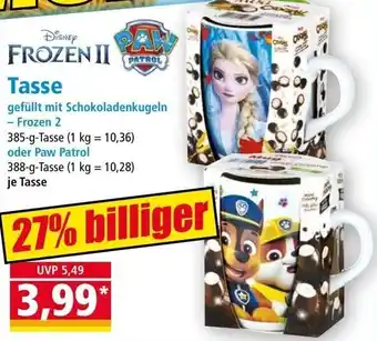 Norma Disney Frozen II/Paw Patrol Tasse 385 g/388 g Angebot