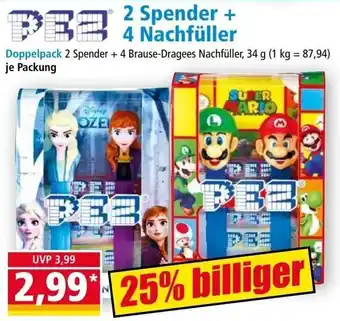 Norma PEZ 2 Spender + 4 Nachfüller Angebot