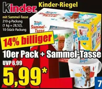 Norma Kinder Riegel 210 g Packung Angebot