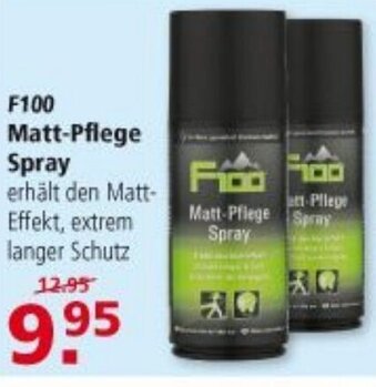 Multi Markt F100 Matt Pflege Spray Angebot