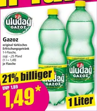 Norma Uludag Gazoz 1 L Flasche Angebot