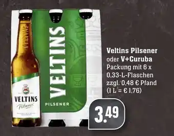 SBK Veltins Pilsener oder V+ Curuba 6x0,33L Angebot