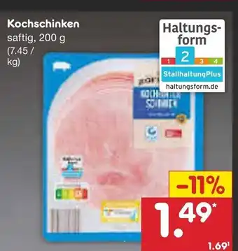 Netto Marken-Discount Hofmaier Kochschinken 200g Angebot