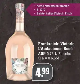 SBK Frankreich: Victorie L'Audacieuse Rose AOP 0,75L Angebot